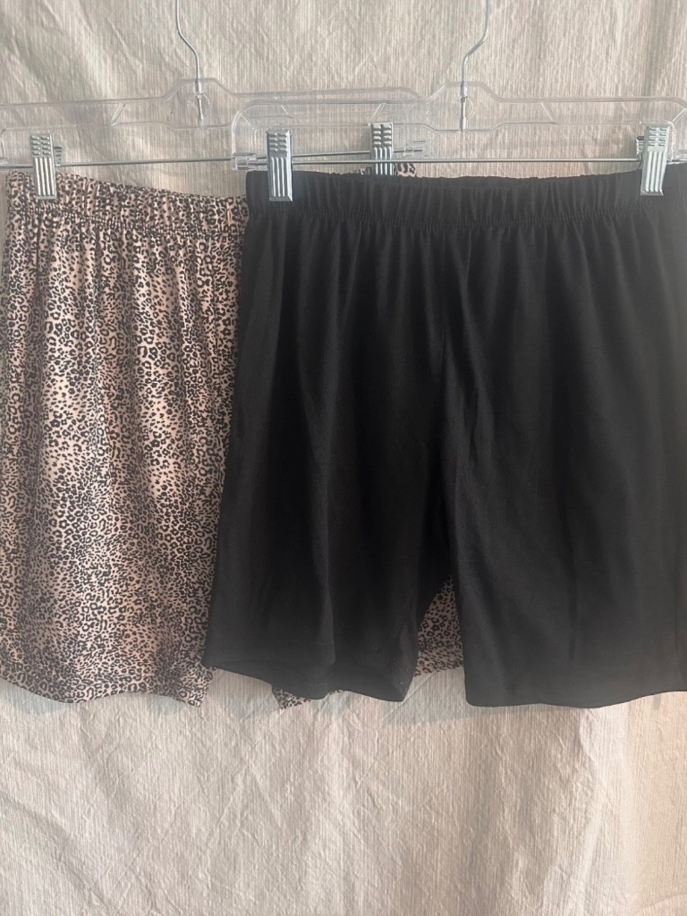 Black & Leopard Print Pajama Shorts Bundle